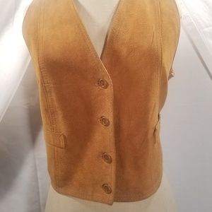 Vintage 1970s Suede Vest